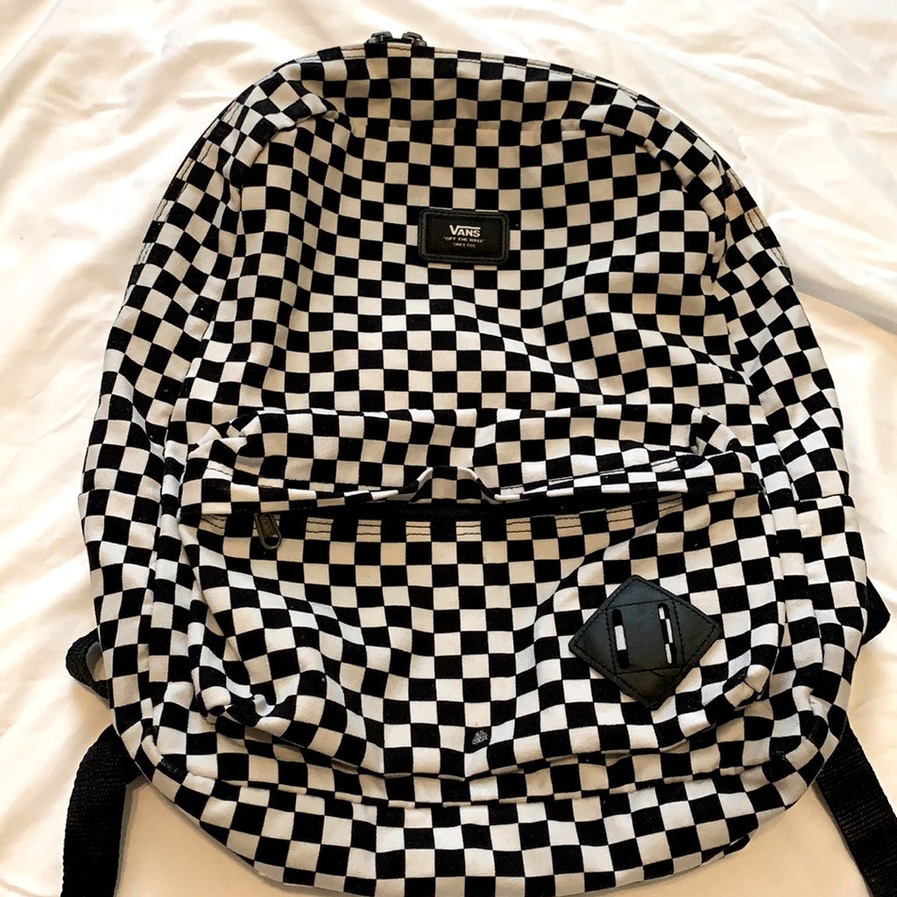 Vans Off the Wall backpack black and white